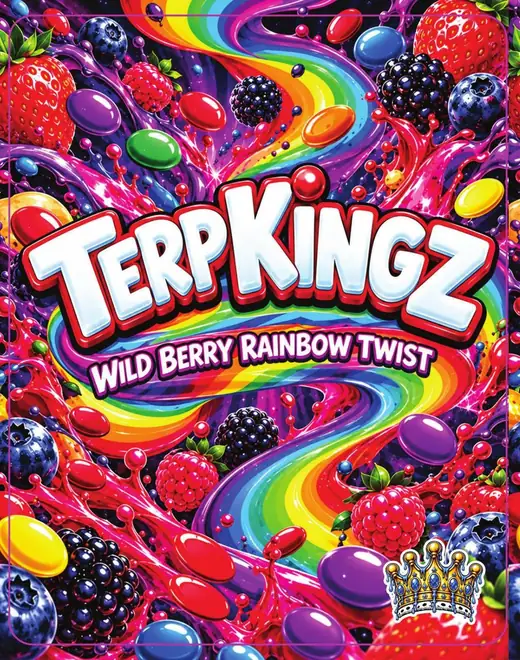 Terp Kingz Wild Berry Rainbow Twist